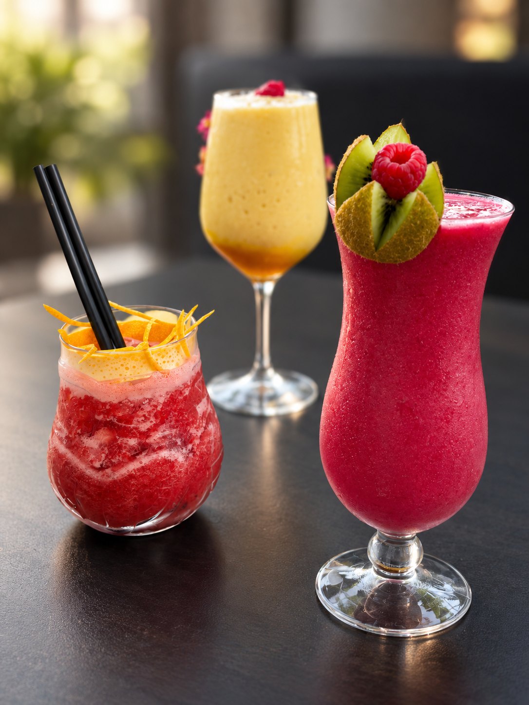 Boissons fraîches en terrasse